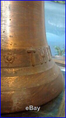 ANTIQUE OLD'THE VALENTIN'S' Nautical Ship's Bell VERY RARE