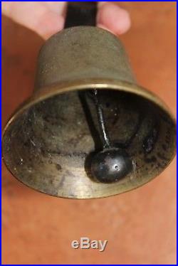ANTIQUE RECLAIMED VICTORIAN BRASS SERVANT CALL BELL MAID BUTLER Downton Abbey