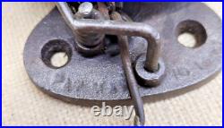 ANTIQUE VICTORIAN 3.75 INCH IRON FIRE BELL BOXING BELL TROLLY BELL 18OOs
