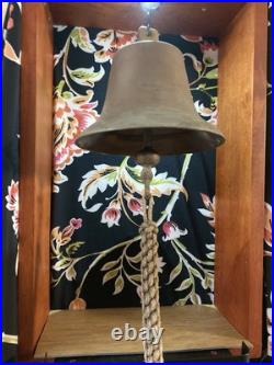 A 200 Year Old Antique Brass Bell From A Old British Ship