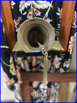 A 200 Year Old Antique Brass Bell From A Old British Ship