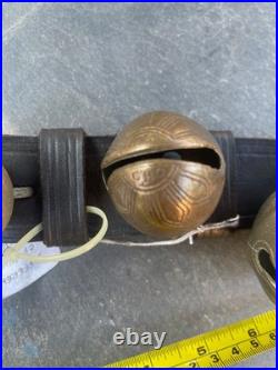 A set of William Barton Sleigh Bells Signed OBO and OWO