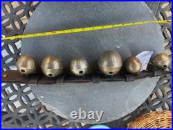 A set of William Barton Sleigh Bells Signed OBO and OWO