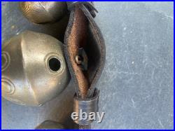 A set of William Barton Sleigh Bells Signed OBO and OWO