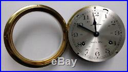 Airguide Ship's Bell Clock Brass