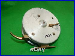 Allcock Bell 6 alloy big game sea fishing reel with brass brake lever, rarel
