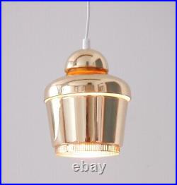 Alvar Aalto pendel by Artek golden bell light lamp pedant A330S