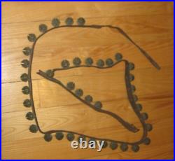 Ant Vtg Set Of 40 Original Brass Sleigh Bells, As Found, Clear Jingle Bell Sound