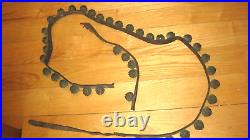 Ant Vtg Set Of 40 Original Brass Sleigh Bells, As Found, Clear Jingle Bell Sound