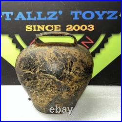 AntiqueSwiss Alpine Cow BellCirca 1890-1930 HandcraftedWith Clapper Original