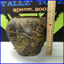 AntiqueSwiss Alpine Cow BellCirca 1890-1930 HandcraftedWith Clapper Original