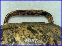 AntiqueSwiss Alpine Cow BellCirca 1890-1930 HandcraftedWith Clapper Original