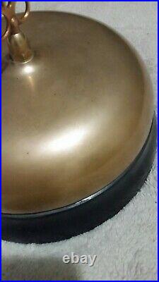 Antique 11inch Brass Gamewell Turtle Gong, Fire Alarm Bell