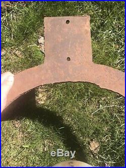 Antique 12 Bronze or Brass Bell Railroad Steam Train Hardware Tool Iron Yoke