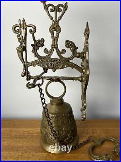 Antique 13 Monastery Bell Brass
