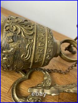 Antique 13 Monastery Bell Brass