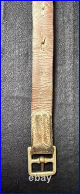 Antique 15 brass sleigh bells pat'd 5/14/1878 on still pliable leather strap