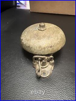 Antique 1800s Boxing/Fighting Cast Brass Bell Working No Pull String