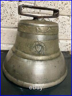 Antique 1800s Brass Bronze Bell Chapel by Andreotti-Balestra-Galli Swiss Ringer