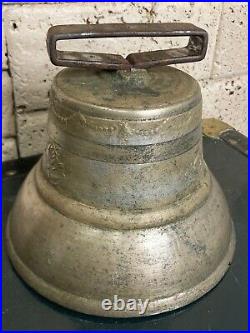 Antique 1800s Brass Bronze Bell Chapel by Andreotti-Balestra-Galli Swiss Ringer