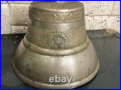 Antique 1800s Brass Bronze Bell Chapel by Andreotti-Balestra-Galli Swiss Ringer