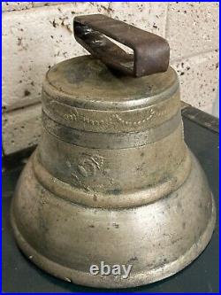 Antique 1800s Brass Bronze Bell Chapel by Andreotti-Balestra-Galli Swiss Ringer