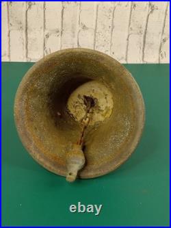 Antique 1800s Cast Bronze Spanish Colonial Mission Bell 8 Inches Tall