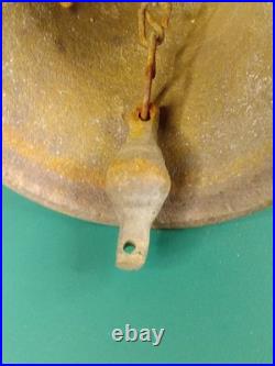 Antique 1800s Cast Bronze Spanish Colonial Mission Bell 8 Inches Tall