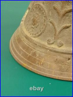 Antique 1800s Cast Bronze Spanish Colonial Mission Bell 8 Inches Tall