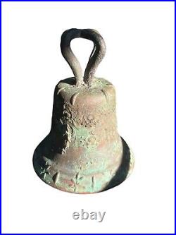 Antique 1810 Brass Mission Bell Spanish Colonial Mexico Bronze Church