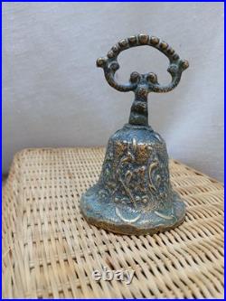 Antique 1811 Cast Bronze Spanish Colonial Mission Bell 5 Inches Tall