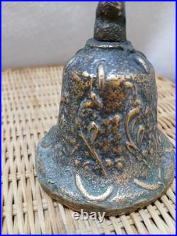Antique 1811 Cast Bronze Spanish Colonial Mission Bell 5 Inches Tall