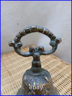 Antique 1811 Cast Bronze Spanish Colonial Mission Bell 5 Inches Tall