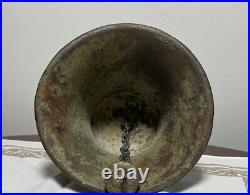 Antique 1811 Mission Bell Spanish Colonial Mexico Brass / Bronze Church Saint 6