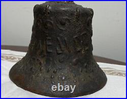 Antique 1811 Mission Bell Spanish Colonial Mexico Brass / Bronze Church Saint 6
