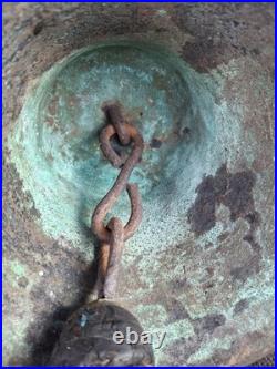 Antique 1818 Bronze Mission Bell From Mexico