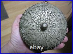 Antique 1870's Eastlake Doorbell Brass Architectural Door Bell 1876 Victorian