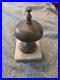 Antique 1875 Victorian Style Brass Hotel Library Store Desk Counter Service Bell