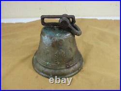 Antique 1878 Saignelegier Chiantel Fondeur Brass Bell Cow Bell BEAUTIFUL PATINA