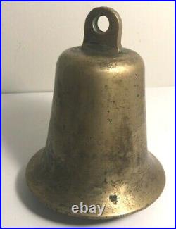 Antique 1895 Cuban Brass Bell from Catholic Sanctuary Jesus Nazareno Arroyo A