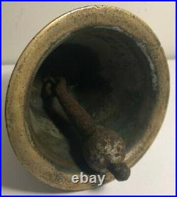 Antique 1895 Cuban Brass Bell from Catholic Sanctuary Jesus Nazareno Arroyo A