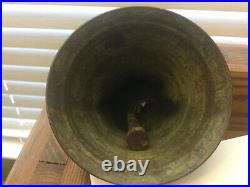 Antique 1900s Brass School Hand Bell