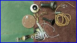 Antique 1913 Brass Candlestick Phone Western Electric AL 20 / American Bell 323