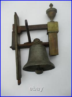 Antique 1916 Brass Bell From The Palace Modena Wein III, Beatrixgasse, Austria