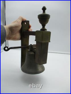 Antique 1916 Brass Bell From The Palace Modena Wein III, Beatrixgasse, Austria
