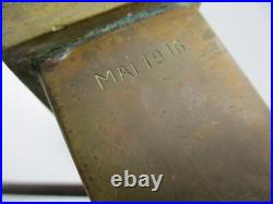 Antique 1916 Brass Bell From The Palace Modena Wein III, Beatrixgasse, Austria