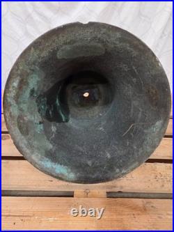 Antique 1918 Meneely Bronze Bell Church School 92lbs