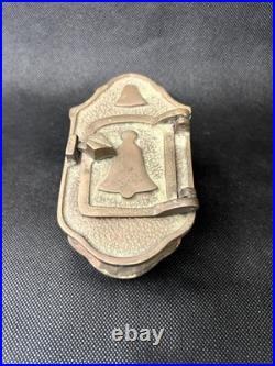 Antique 1920's EraBrassSPEAKEASYDoor Knocker withPeep HoleUnique Bell Design