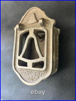 Antique 1920's EraBrassSPEAKEASYDoor Knocker withPeep HoleUnique Bell Design