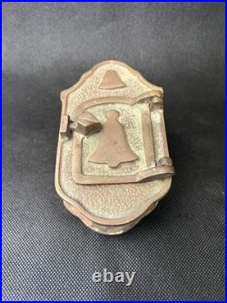 Antique 1920's EraBrassSPEAKEASYDoor Knocker withPeep HoleUnique Bell Design
